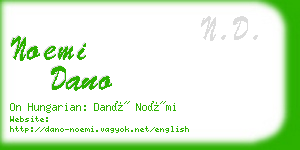 noemi dano business card